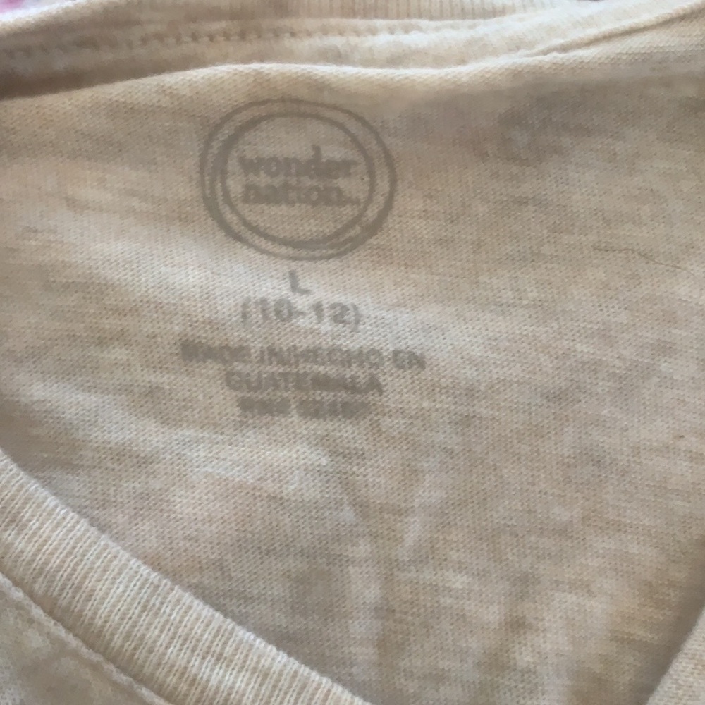 Large Girls tee shirt have not been worn before